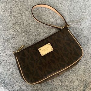Michael Kors Monogram Wristlet